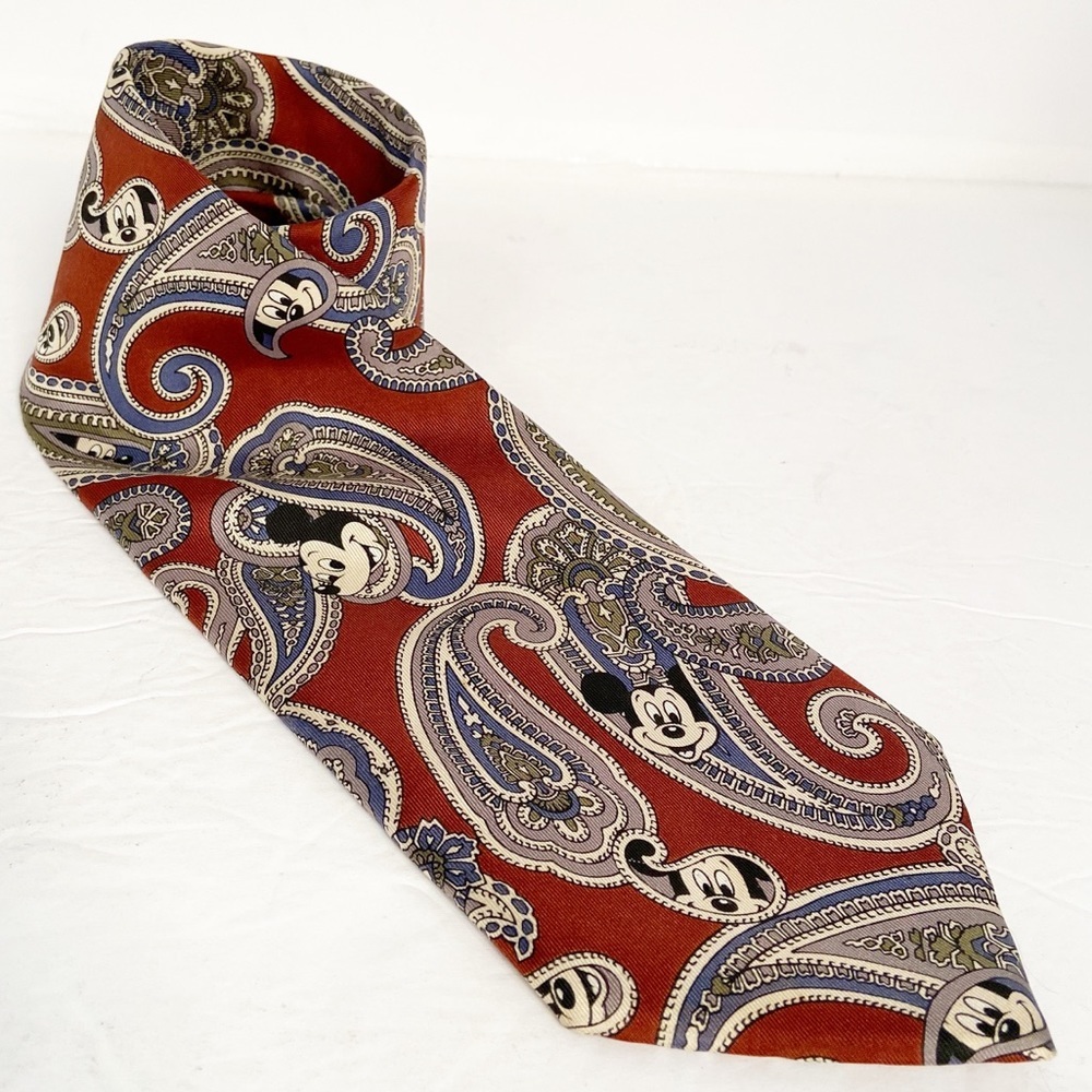 Walt Disney Mickey Mouse Paisley‎ Tie
